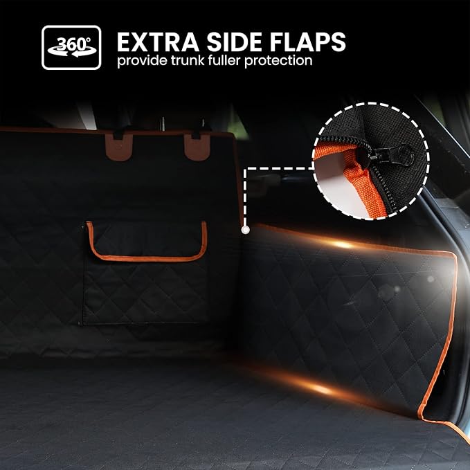 NESTROAD SUV Cargo Liner for Dogs Size,65"×72",Black