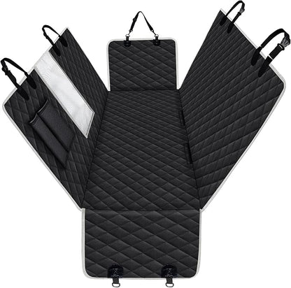 Dog Car Seat Cover for Back Seat 100% Waterproof 600D Oxford