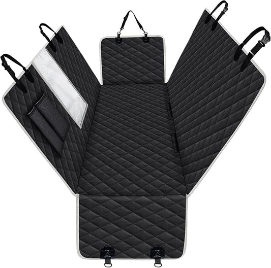 Dog Car Seat Cover for Back Seat 100% Waterproof 600D Oxford