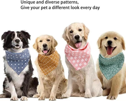 4 Pack Dog Bandana