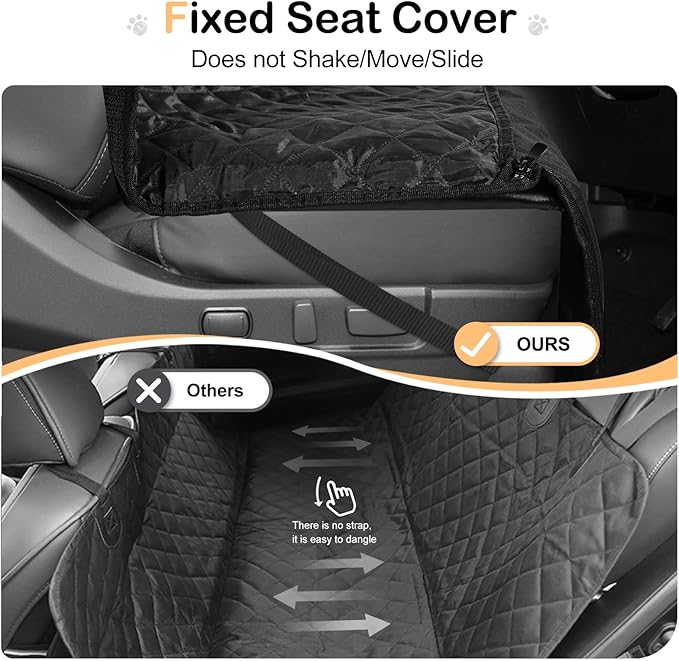 Dog Car Seat Cover for Back Seat