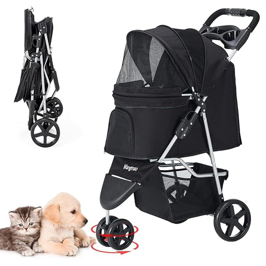 Pet Stroller 3 Wheel,
