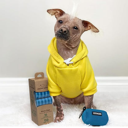 Best Pet Supplies Dog Poop Bags (150 Bags) for Waste Refuse Cleanup