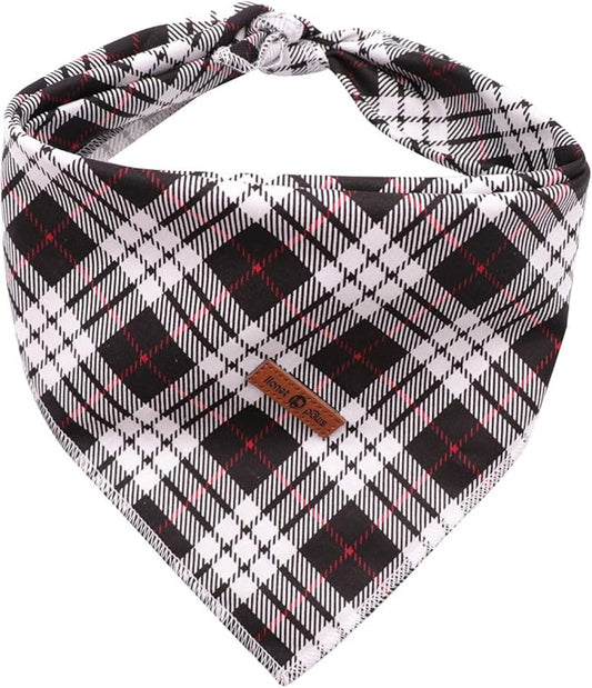 Lionet Paws Dog Bandana Washable Cotton Handkerchief Scarf
