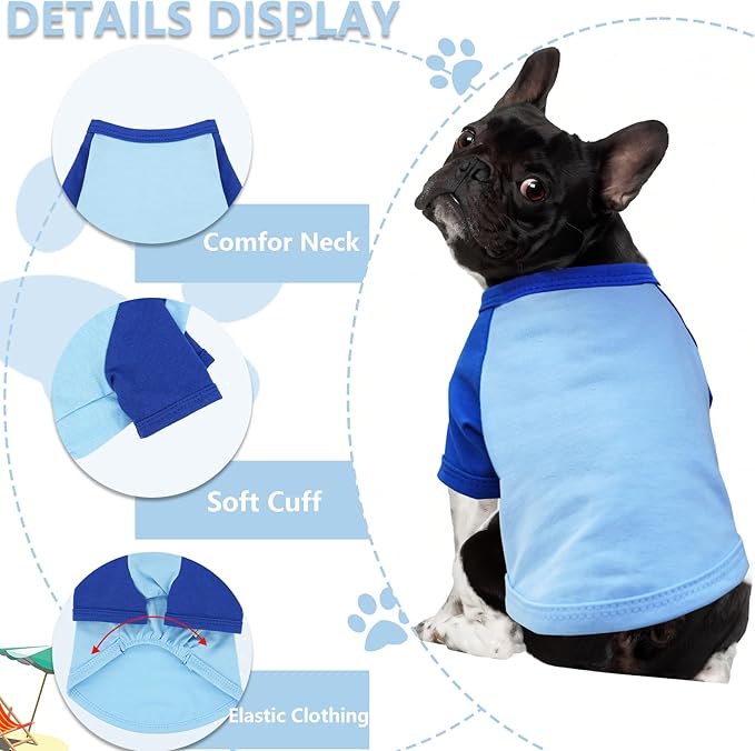 2 Pack Dog Clothes for Small Dogs Summer