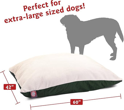 42x60 Green Rectangle Pet Dog Bed By Majestic Pet Products Extra Large