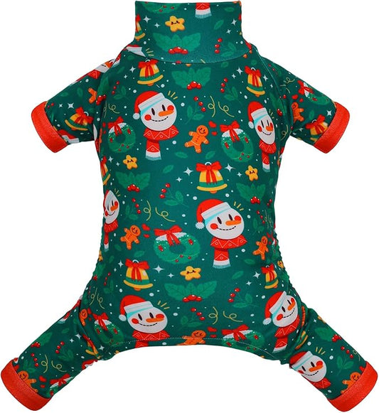 CuteBone Turtleneck Dog Pajamas Pet Clothes Thermal Dralon Onesie Cashmere High-Necked Puppy Pjs Coat GP09M