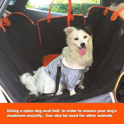 Dog Car Seat Cover with Snuffle Mat