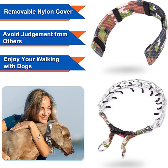 Supet Dog Training Collar for Small Medium Large Dogs with Quick Release Buckle