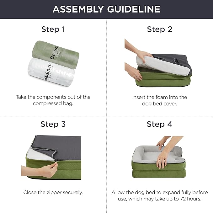 Bedsure Orthopedic Dog Bed for Extra Large Dogs