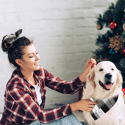 E-Clover Dog Bandanas & Matching Scrunchie Set Boy