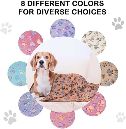 Dono 1 Pack 2 Dog Blankets Soft Fluffy
