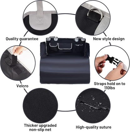 Cargo Cover for SUV Nonslip Waterproof pet Dog Trunk Cargo Liner Size Universal Fit SUV Pet Cargo Cover Liner for Non-Slip