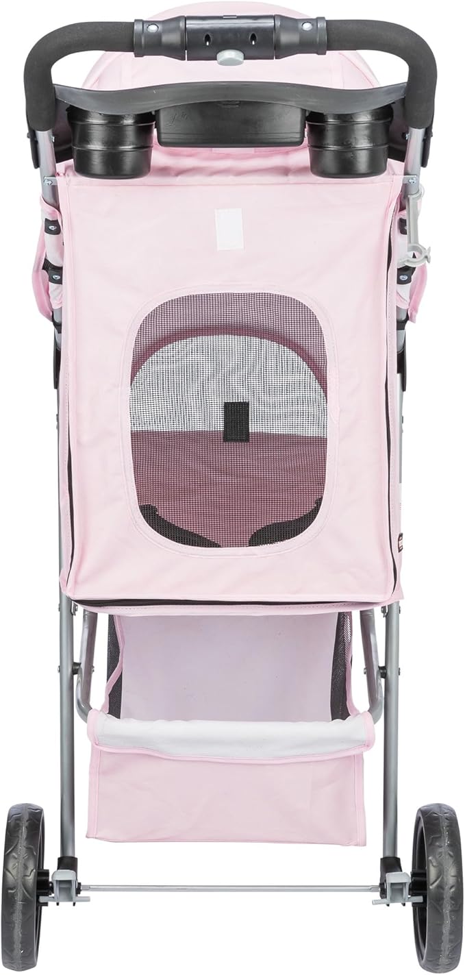 TRIXIE Foldable Pet Stroller for Cats and Dogs
