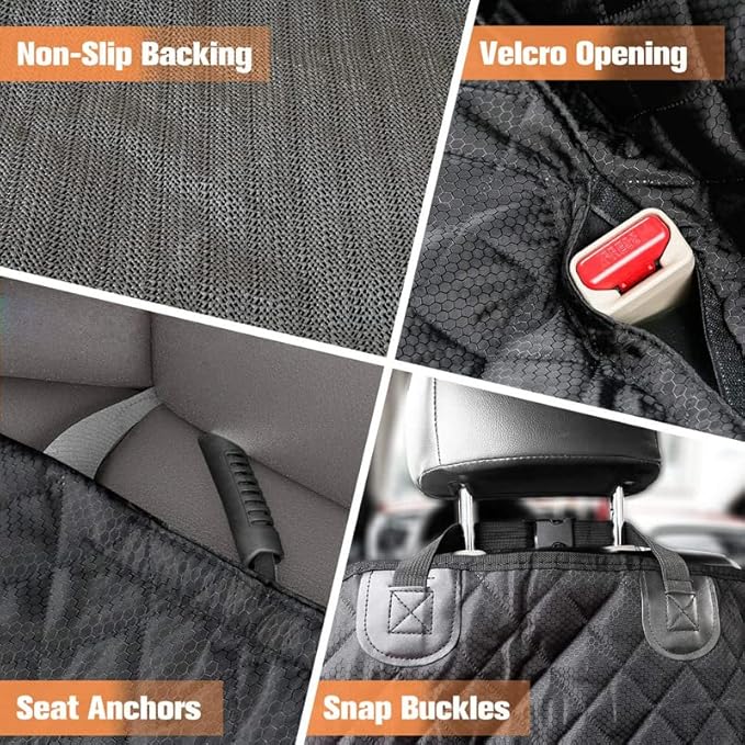 Pets Car Seat Cover 63x56 inches)