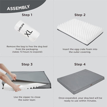 Lesure XL Waterproof Dog Beds