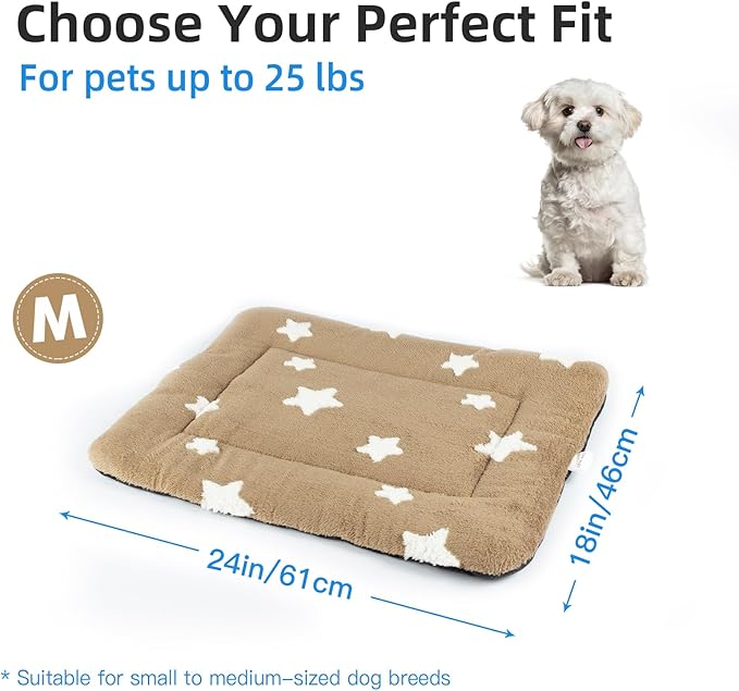 Mora Pets Dog Crate Pad Dog Bed Mat 24 inch 24 x 18