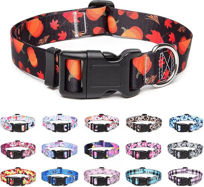 Adjustable Dog Collar with Patterns