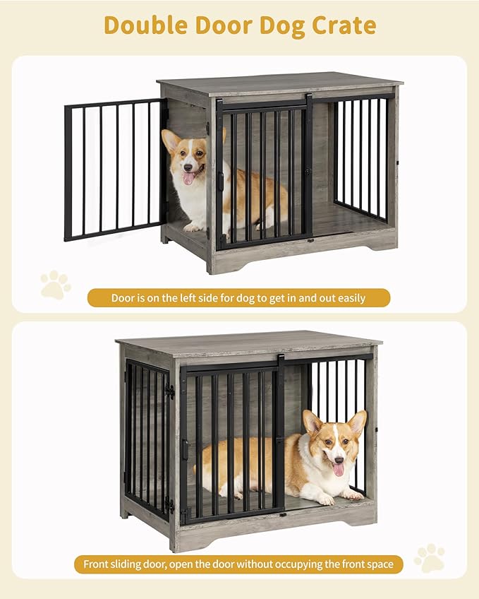 Dog Crate Furniture 32" Double
