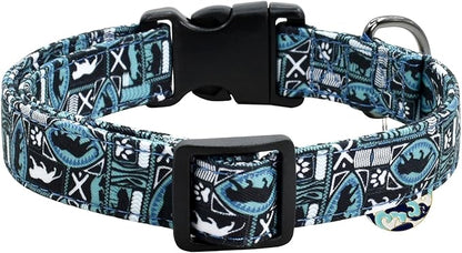 Leopard Patterns Dog Collar with Pendant