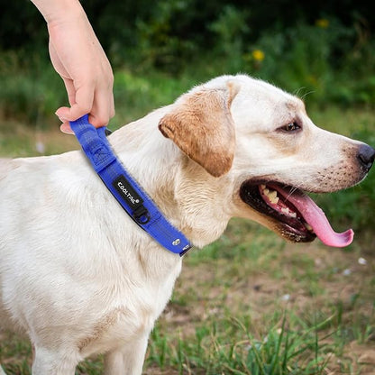 KOOLTAIL Tactical Dog Collar with Handle-Heavy Duty Dog Collar for Military Training