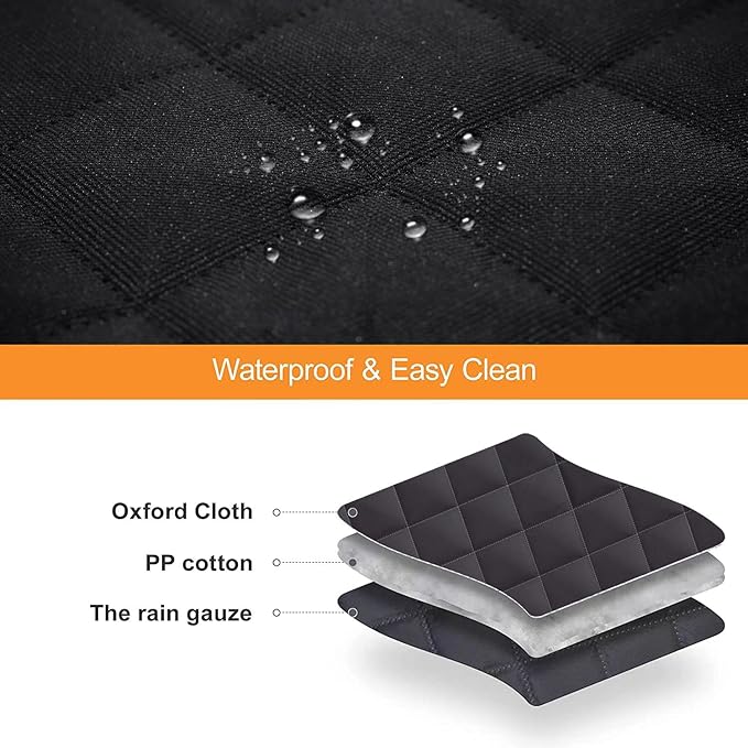 GXT Dog Back Seat Cover Protector for Cars SUV and Trucks with Mesh Window