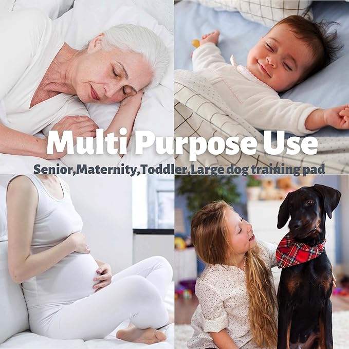 Pawertech 34x36 Positioning 4-Layer Bed Pad with Handles