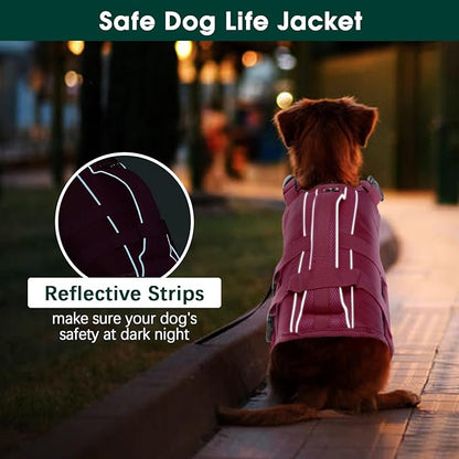 Kuoser Dog Life Jacket High Flotation