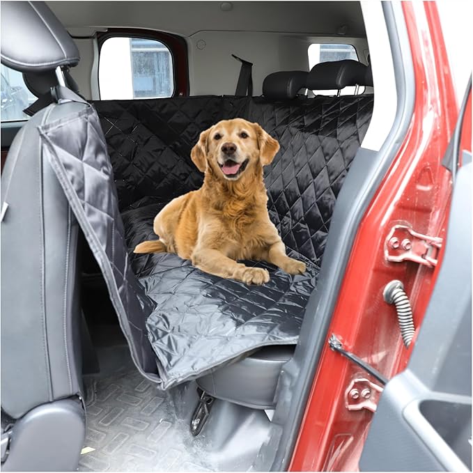 Dog Seat Cover Compatible with Toyota FJ Cruiser 2007-2021, Back Seat Cover for Dogs Pet Car Seat Protector Waterproof Bench Car Seat Cover, Rear Seat Cover for Pet (for Back Seat)