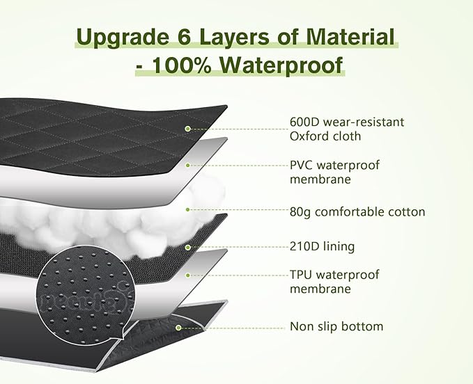 Pecute Dog Car Seat Cover for Back Seat Truck(57x 53in)