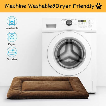 VERZEY Dog Bed 30inch, Brown,