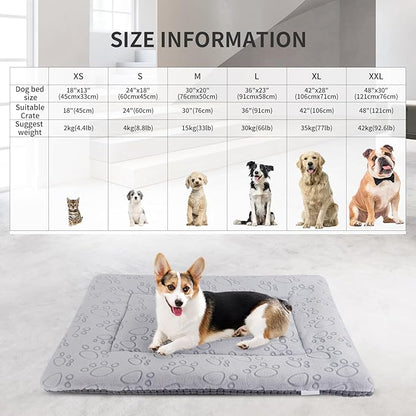 IEUUMLER Dog Bed FC014 (Gray,30"*20")