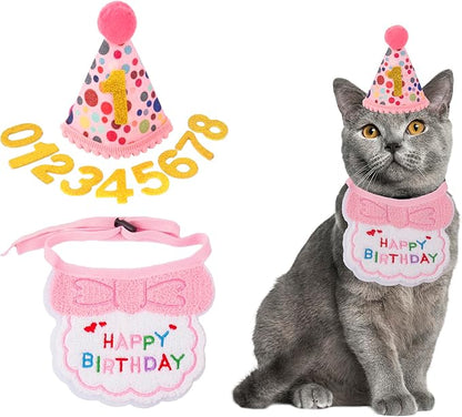 ADOGGYGO Cat Birthday Party Supplies