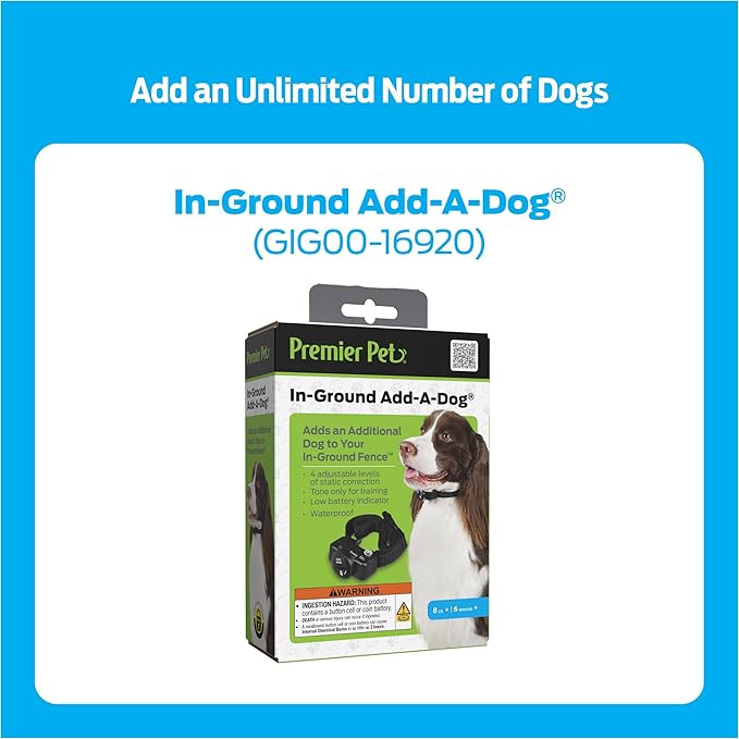 Premier Pet In-Ground Add-A-Dog Collar 4 Static