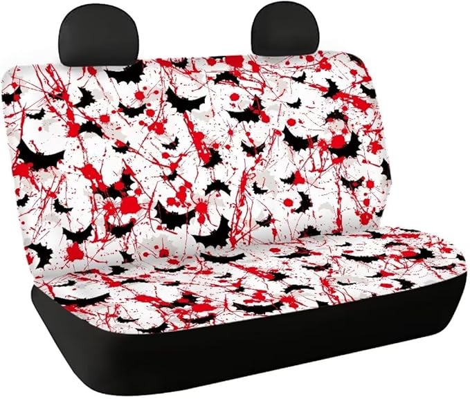 Bloodstained Bat Car Rear Seat Covers