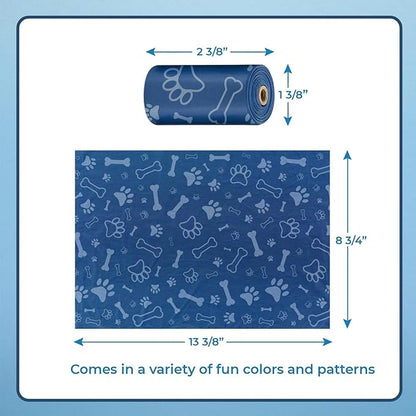 Best Pet Supplies Dog Poop Bags (150 Bags) for Waste Refuse Cleanup