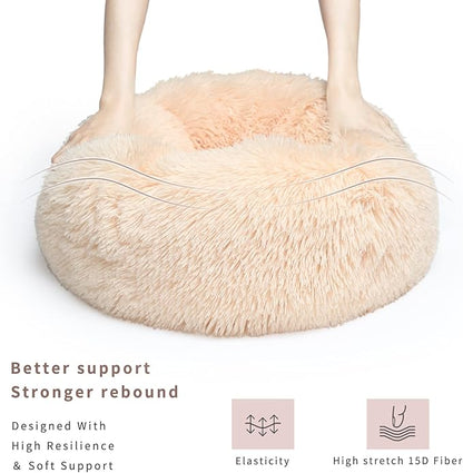 Light Brown Dog Bed Small Dogs,20 inches 10 lbs