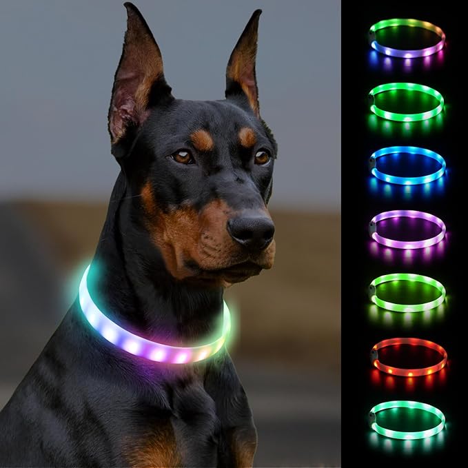 Joytale Light Up Dog Collar 9 Flashing 27.5 Inch