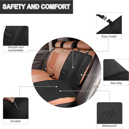 X AUTOHAUX Universal Car Front Pet Dog Back 99x49cm