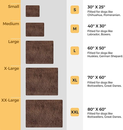 Veehoo Fluffy Fleece Dog Blanket 30x25 inch