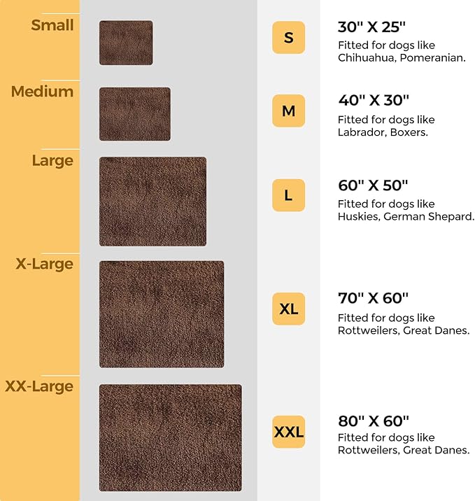 Veehoo Fluffy Fleece Dog Blanket 30x40 inch