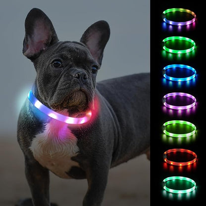 Joytale Light Up Dog Collar 9 Flashing 17.7 Inch