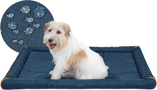 Miguel Oxford 900D Outdoor Waterproof Dog Bed for Metal Dog Crates Water-Resistant All Weather Pet Mat Durable Easy Wipe Clean Travel Indoor Outdoor Puppy Cat Crate Bed 30inch