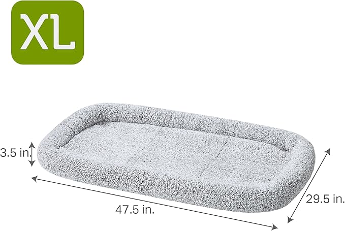 Friends Forever Bolster Dog Crate Mat 48 Inch