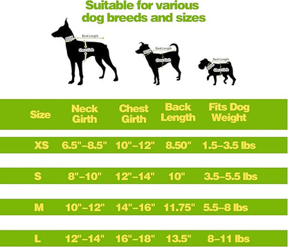 Paiaite 3-Piece Dark Striped Dog Shirt Set