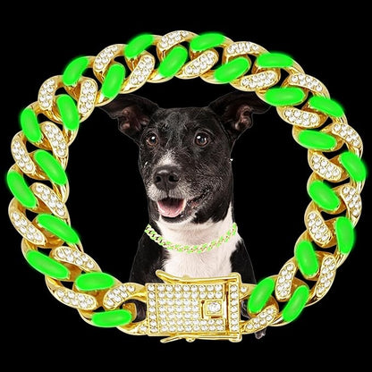 Dog Chain Cuban Collars 10in)