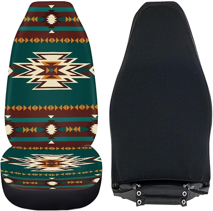 Tribal Aztec Seat Covers for Cars Front Seat