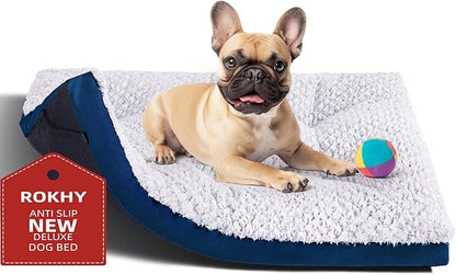 Premium Washable Dog Beds Small Sized Dog 24 Inch 25 lbs, 24" x 17", Dark