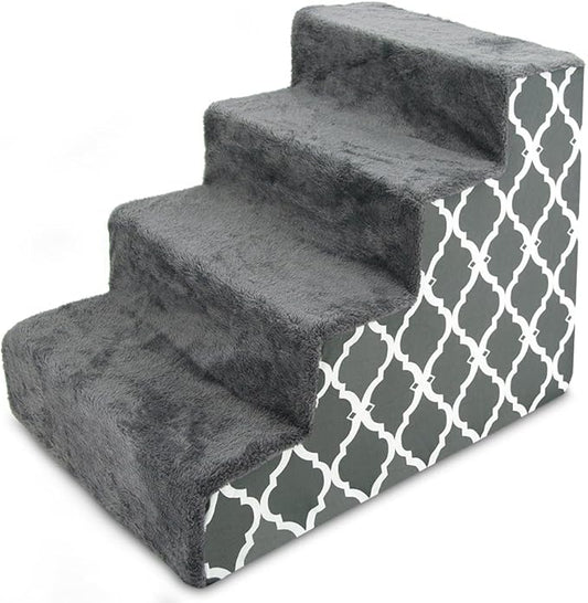 Best Pet Supplies Dog Stairs for Small Dogs & Cats 4-Step