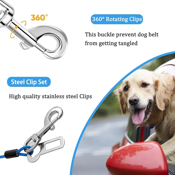 BamLue Dog Harness 2 Pack 32 inch/80